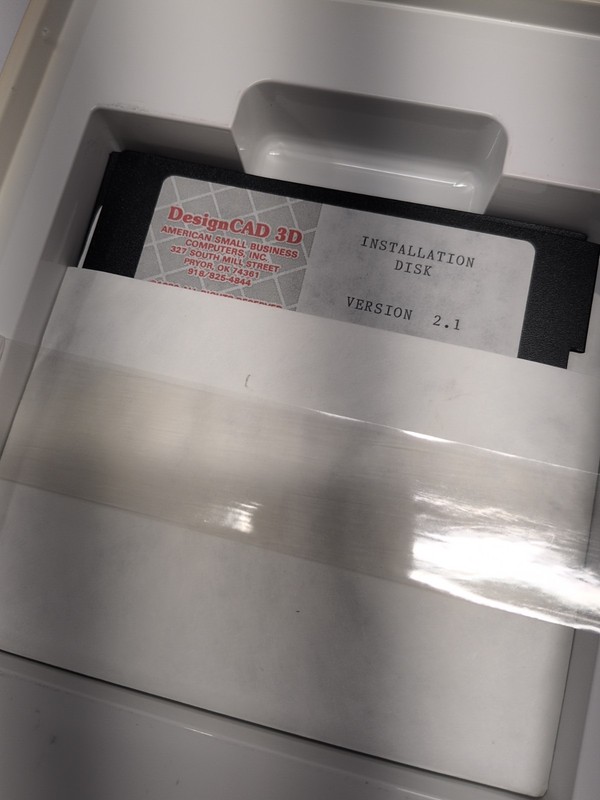 Design CAD 3-D system software floppy disk IBM gallery
