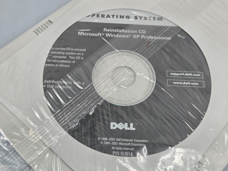 Dell Reinstallation CD Windows XP Professional Operating System P/N 6U814 gallery