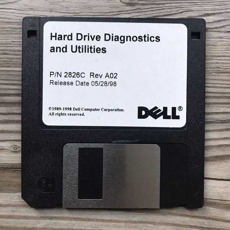 2 Dell English Diagnostic Version 1998 3.5" floppy disks gallery