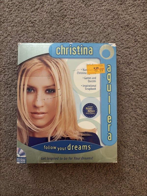 Vivendi Christina Aguilera Follow Your Dreams (Windows 98/95 2000) Big Box Rare