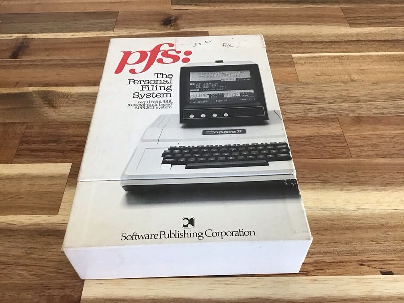 Vintage Apple II PFS Personal Filing System Software gallery