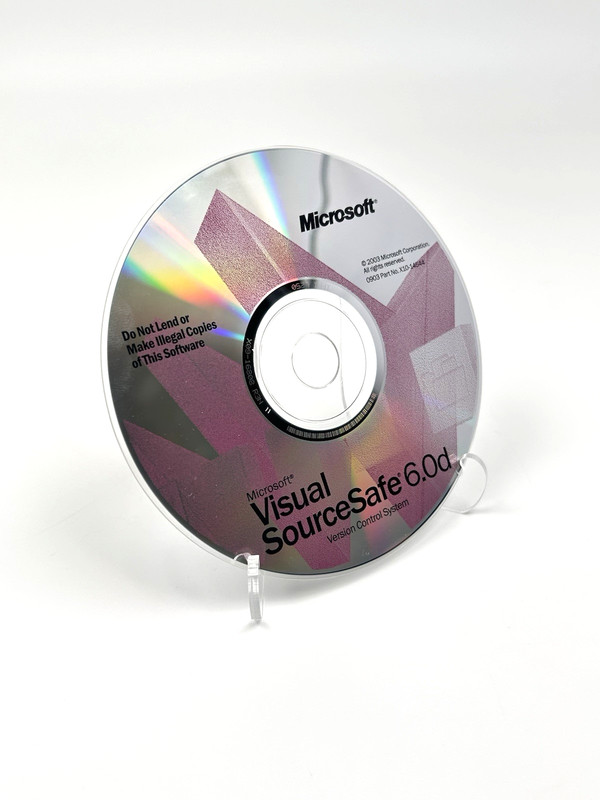 Microsoft Visual SourceSafe 6.0 Vintage CD Rom Disc w/ Key gallery