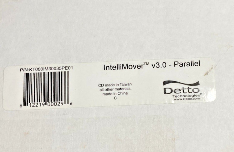 INTELLIMOVER V3.0 by Detto -PC Data Transfer Kit-USB or Parallel File Transfer gallery