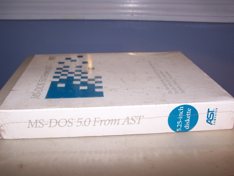 MS-DOS 5.0 from AST on 5.25 disks - New Old Stock gallery