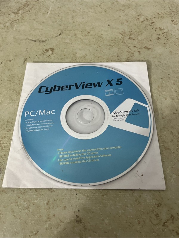 Cyber View X5-MS For Multiple Scanner Version 5.16.75 PC/MAC