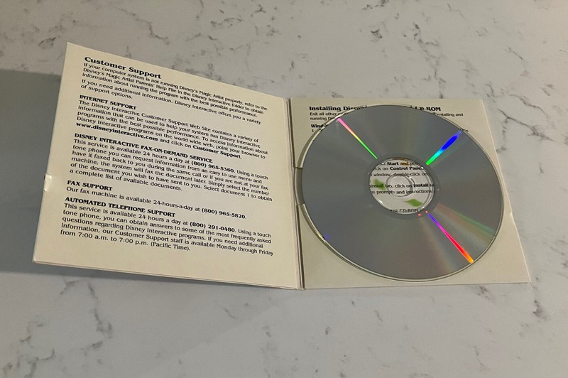 Disney's Magic Artist Classic PC CD Rom 95 98 Macintosh Vintage gallery