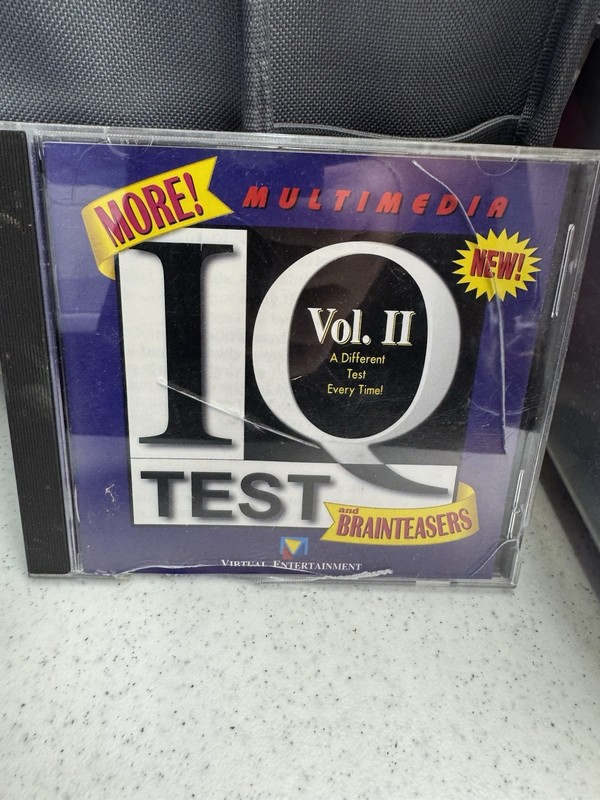 Big Box IQ volume 2 ii Test and brainteasers for Win/Mac CD Rom