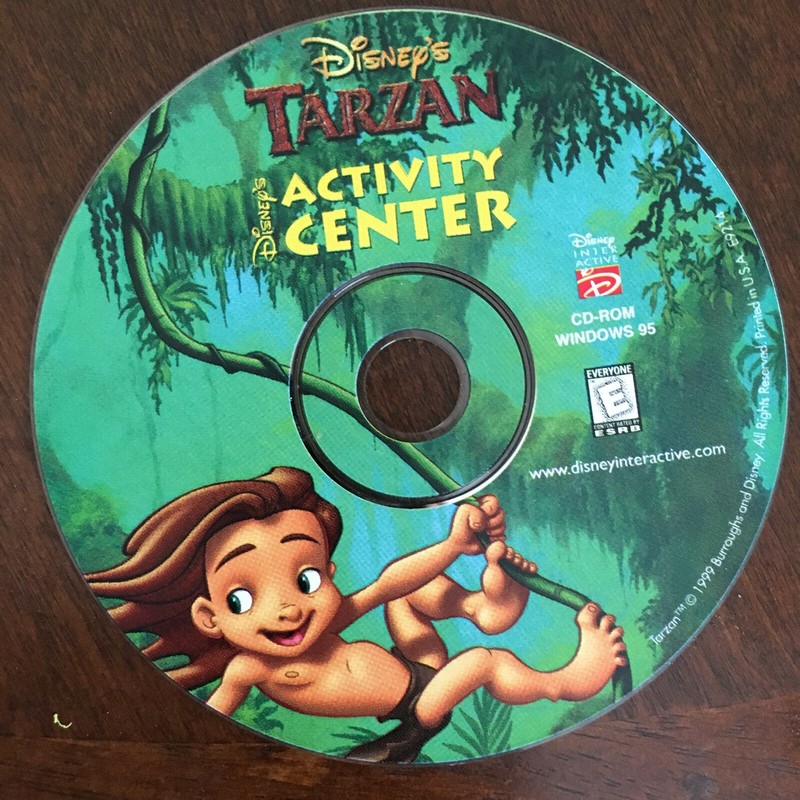 Disney Tarzan Activity Center CD-ROM WINDOWS 95 Disney Tarzan Activity Centeonly