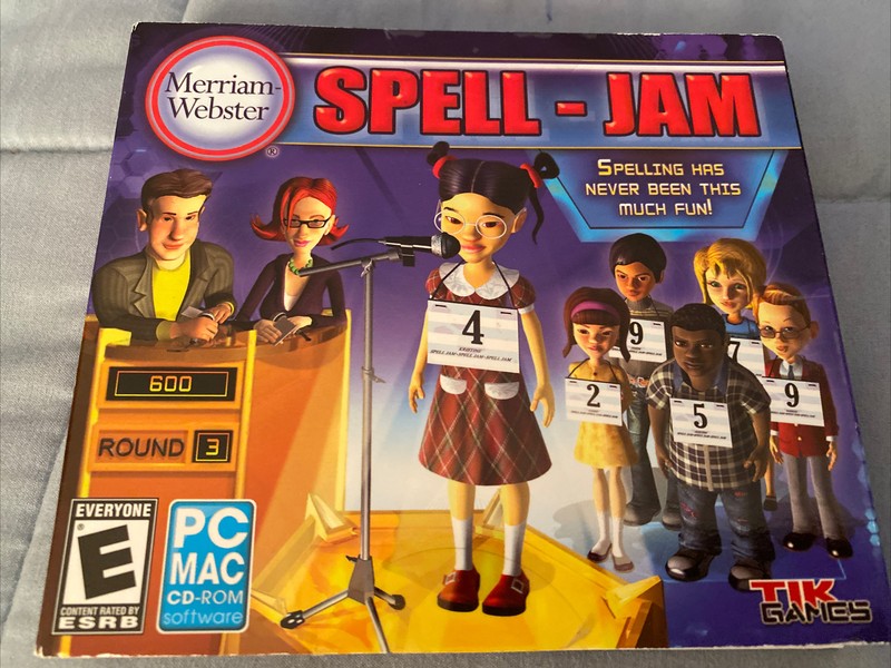 Spell Jam Merrian Webster PC CD Rom