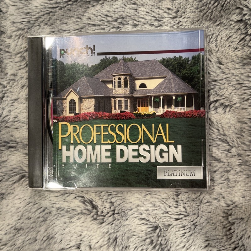 Punch Professional Home Design Suite Platinum Version PC CD-ROM 2001