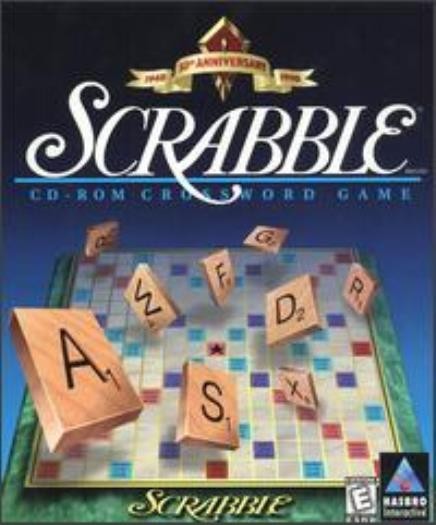 Scrabble PC MAC CD spell score points for word letters tile computer board game