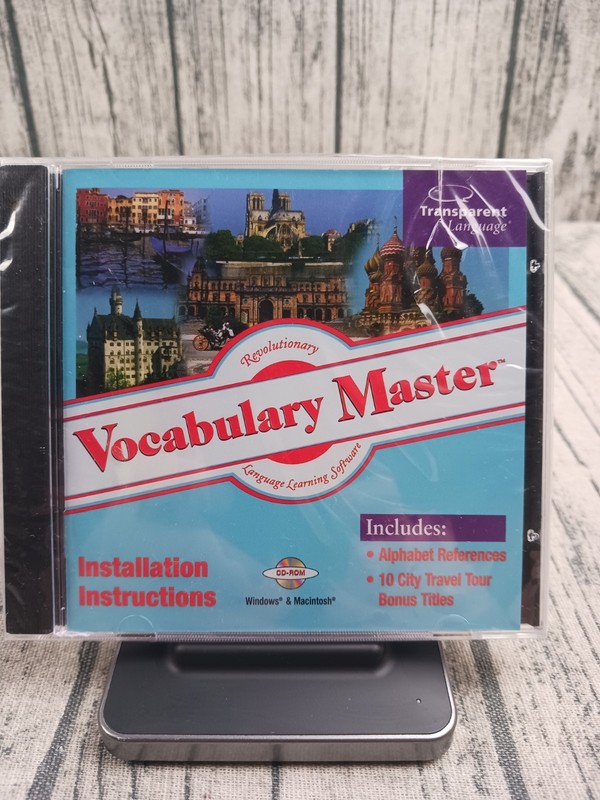 Transparent Language – Vocabulary Master (CD-ROM, Windows & Mac) NEW SEALED