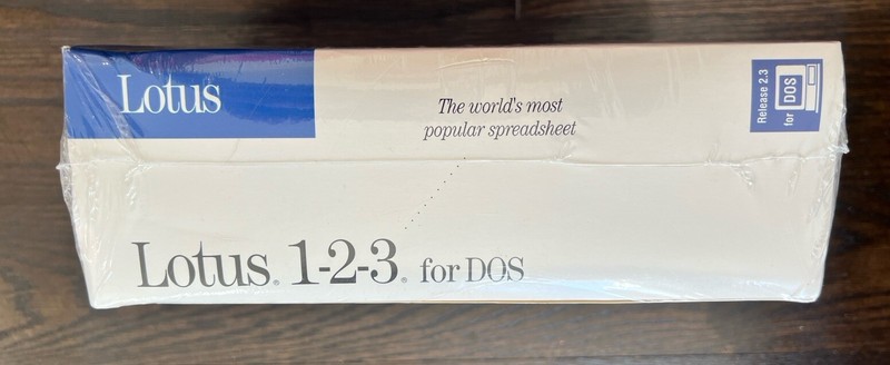 LOTUS 1-2-3 Spreadsheet FOR DOS RELEASE 2.3 1991 - NEW / SEALED gallery