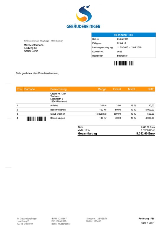 Building Cleaner Software, Invoice Program, Window Cleaner, Building Cleaning IT gallery