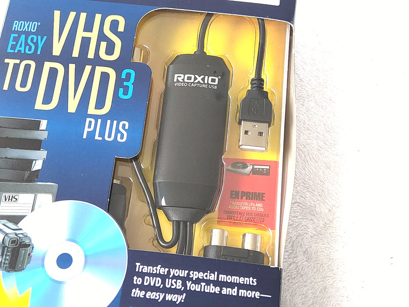 Roxio Easy VHS to DVD 3 Plus Converter USB Video Capture Model 251000 – Open Box gallery