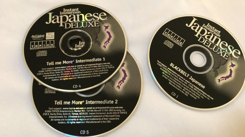 Instant Immersion Speak Japanese  CD set gallery