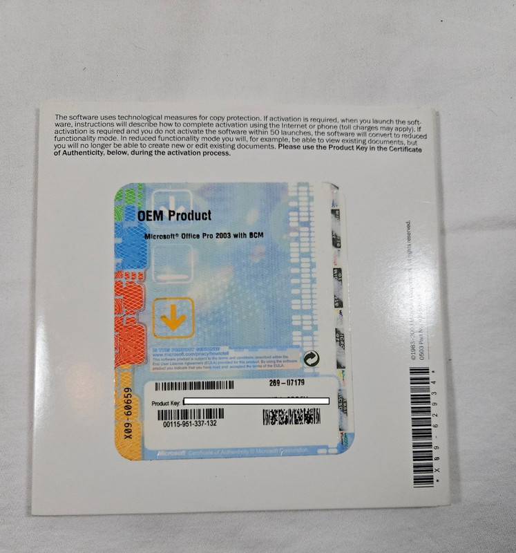 Microsoft Office 2003 Professional With Business Contact Manager BCM & Key gallery