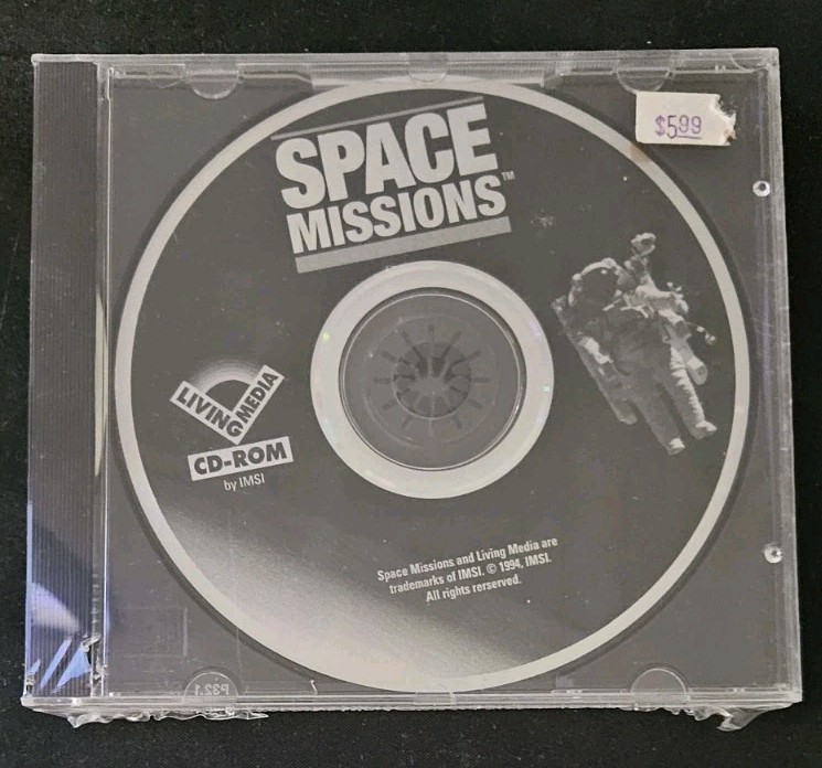 Space Missions (PC-CD-ROM, 1994) for Windows - Sealed In Jewel case