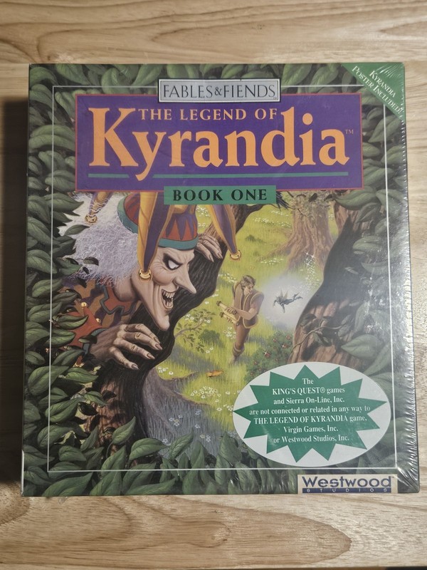 The Legend of Kyrandia Fables & Fiends Westwood Studios Sealed Vintage IBM PC