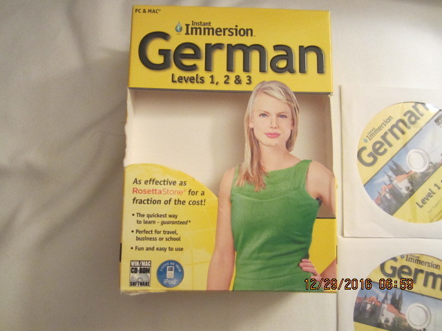 Preowned Instant Immersion GERMAN Levels 1, 2 & 3 (2009)