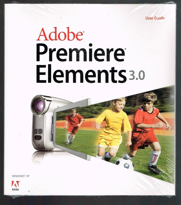 Adobe Premiere Elements 3.0 User’s Guide for Windows XP Factory Sealed New
