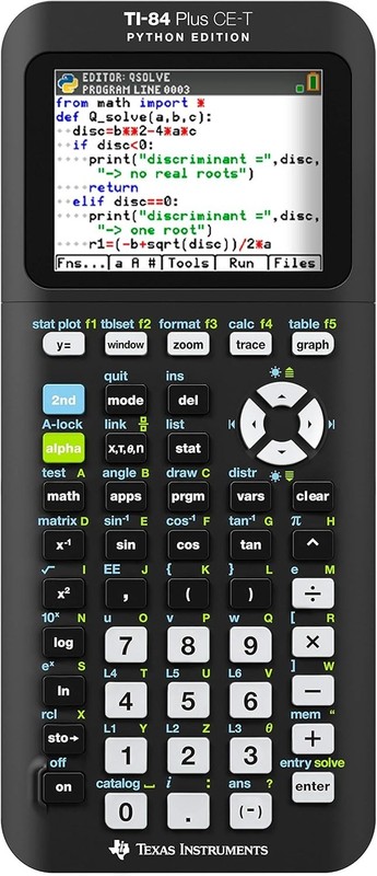 4 Year Subscription TI-84 Plus CE Python Python Graphing Calculator Software
