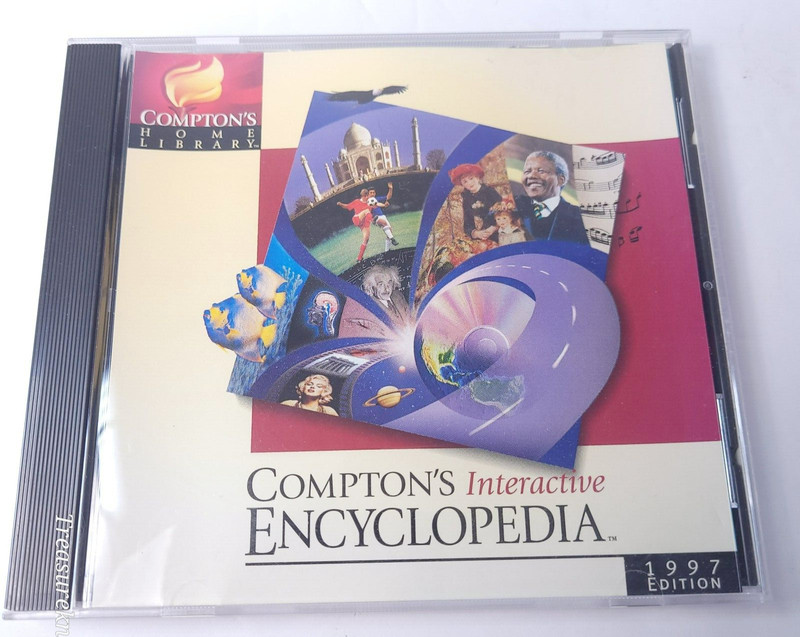 Compton’s Home Library: Compton’s Interactive encyclopedia 1997 Edition pc CD