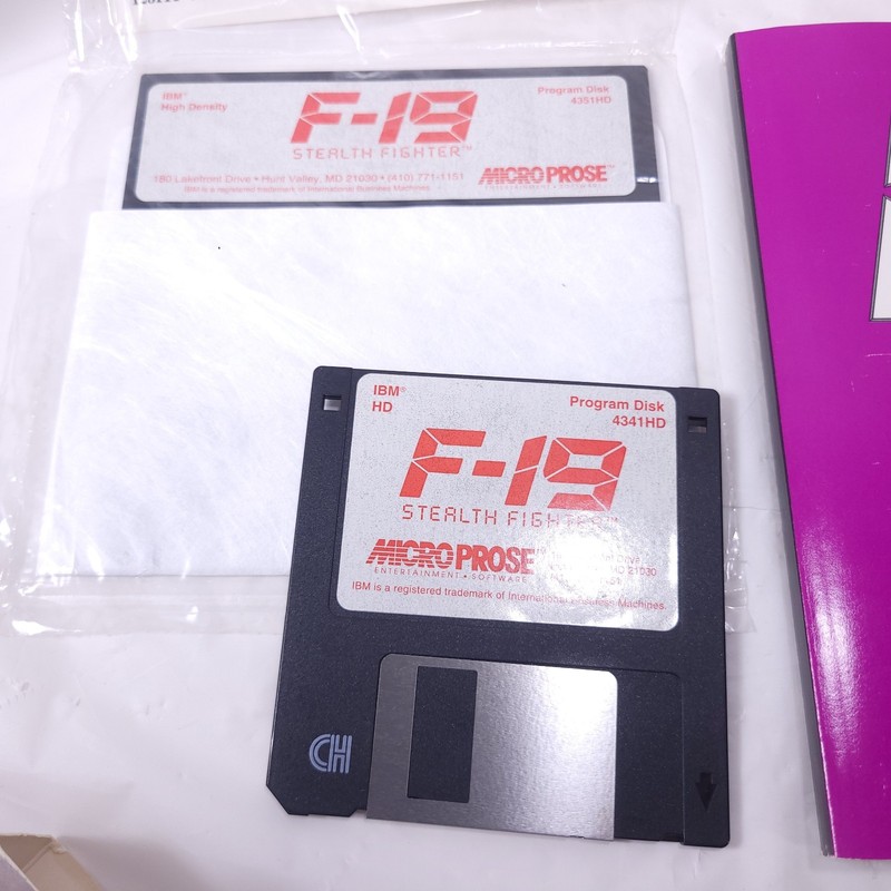 F-19 Stealth Fighter Micro Prose PC Game gallery