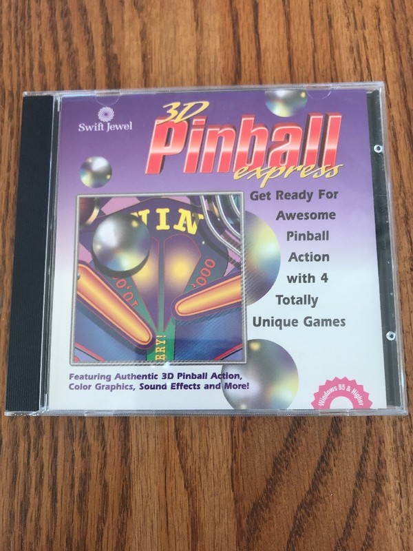 3D Pinball 4 tables Big Top Terrormeister Happy Kitchen PC CD game Windows