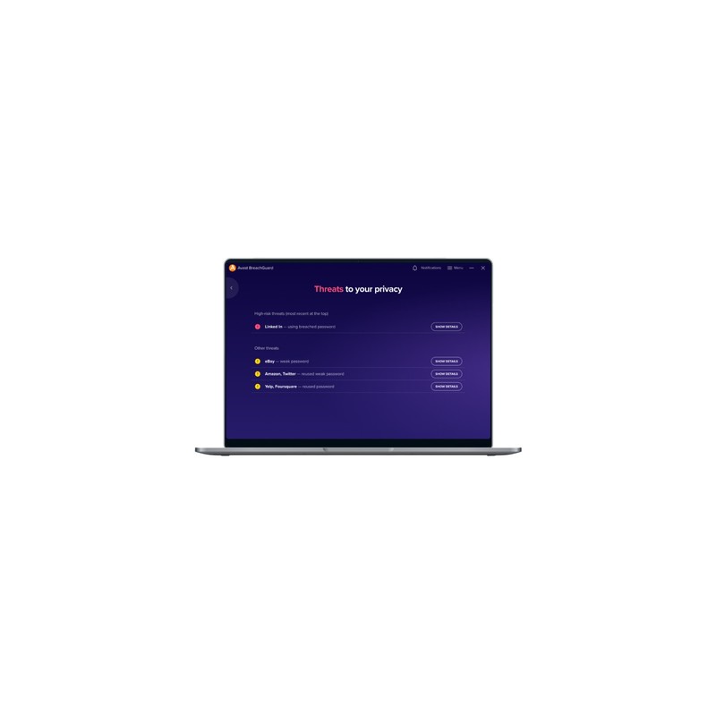 Avast BreachGuard 2026 | 1 Year 1 PC | Antivirus | Windows | Download gallery