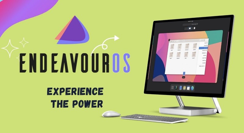 EndeavorOS LINUX AMD64/ARM 4GB USB key Based On arch gallery