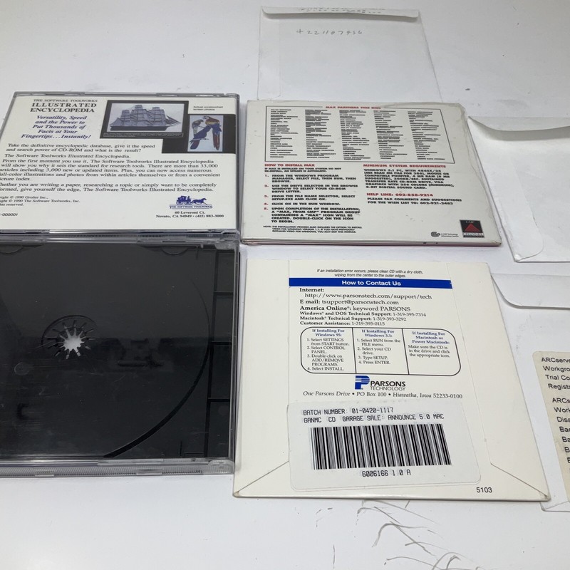 Bundle Of 7 Random Computer Software CD Instlations, Check Photos gallery