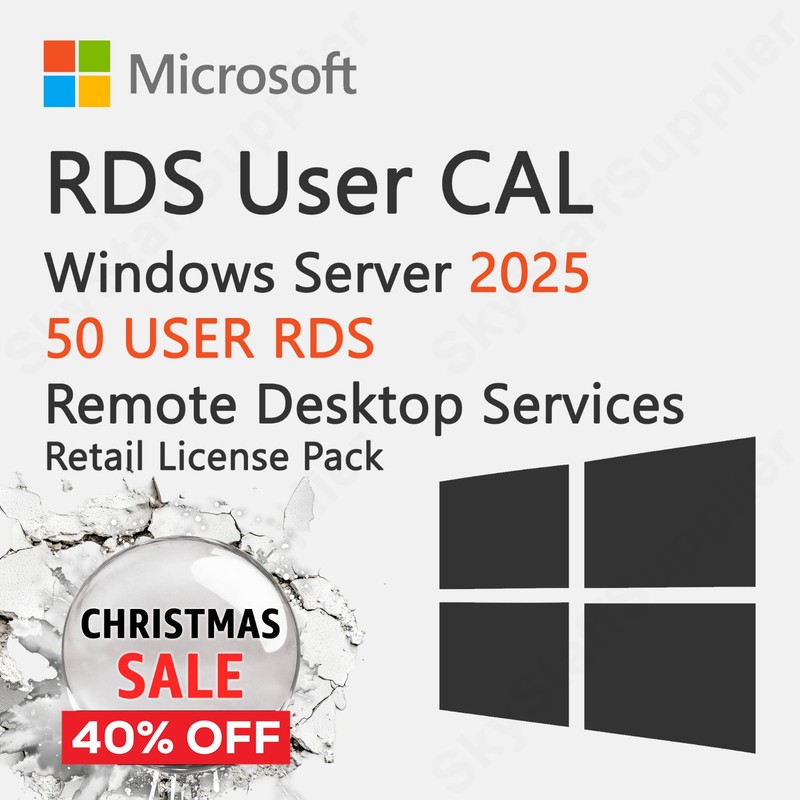 Windows Server 2025 RDS [REMOTE DESKTOP SERVICES] 50 USER CAL - FULL BRAND NEW gallery