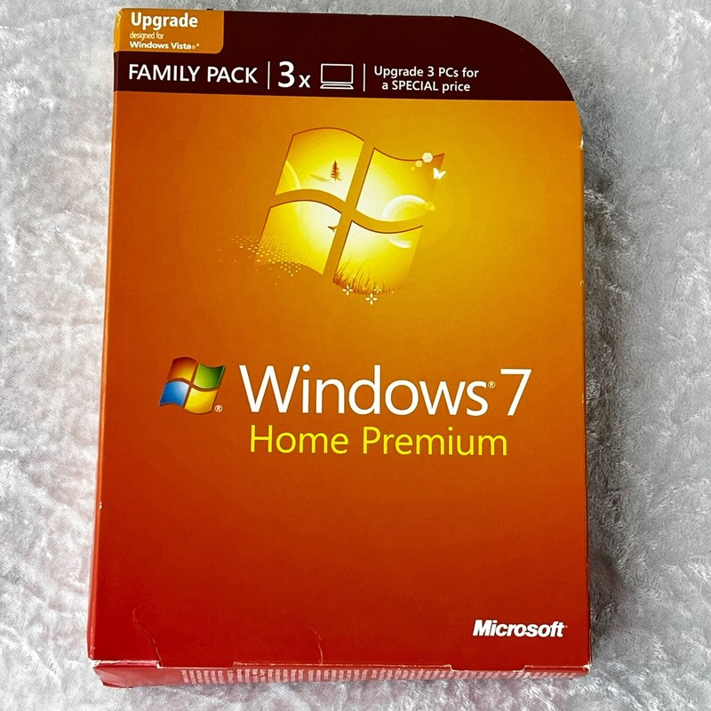 Microsoft Windows 7 Home Premium – Family Pack for 3 PCs