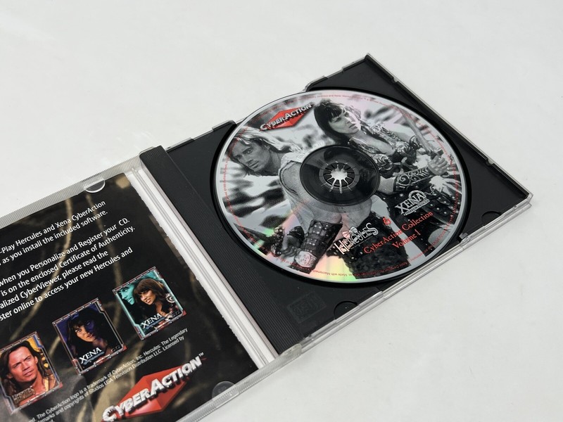 Hercules Xena CyberAction Collection Volume 1 CD-ROM 1999 Digital Trading Cards gallery