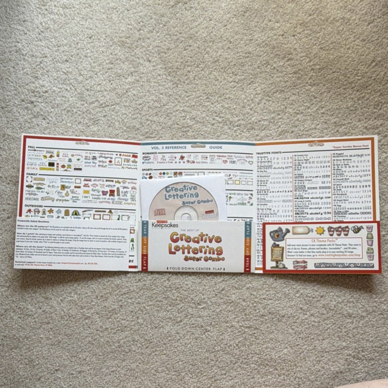 Creating Keepsakes Creative Lettering Super Combo Clip Art CD-ROM Win/Mac gallery