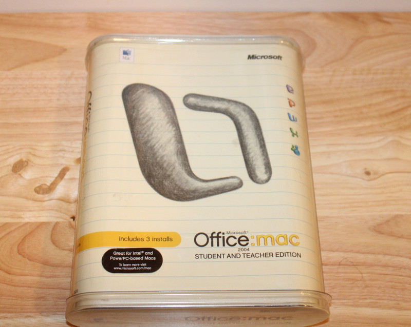 MICROSOFT Office 2004 APPLE Mac Student and Teacher Edition 3 PRODUCT KEYS