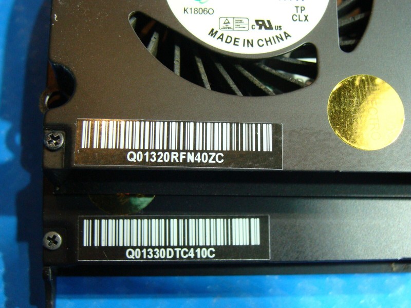 MacBook Pro A1286 15" 2011 MC723LL/A OEM Left & Right CPU Cooling Fan 922-8702 gallery