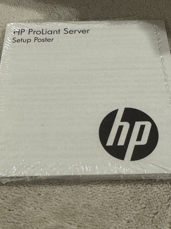 HP ProLiant Server Setup Poster – DL360G7-WW – NEW/SEALED!!!