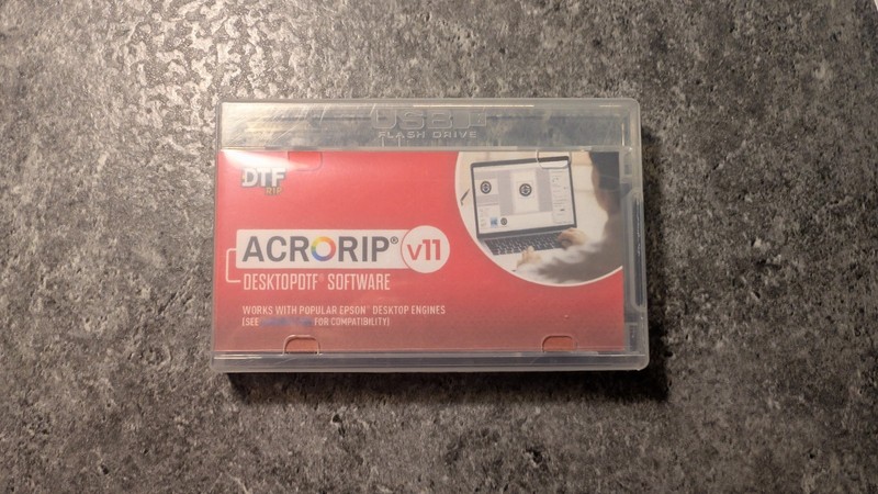 DTGPro AcroRip V11 Dongle & Software (Epson Compatible)