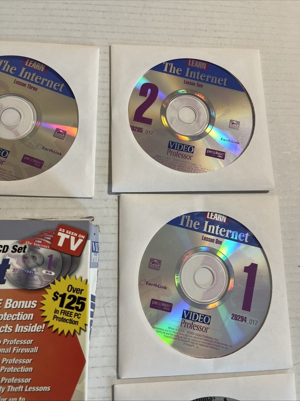 Video Professor Learn The Internet 3-CD Set PC Only As Seen On TV 2006 - VG Cond gallery