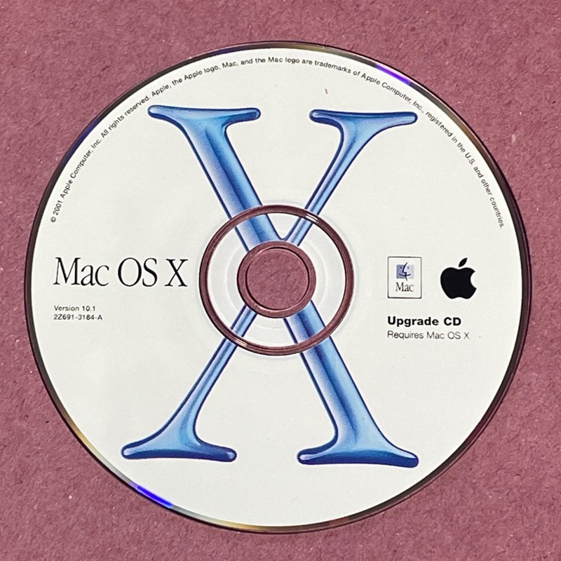 Apple Mac OS X Version 10.1 Upgrade CD gallery