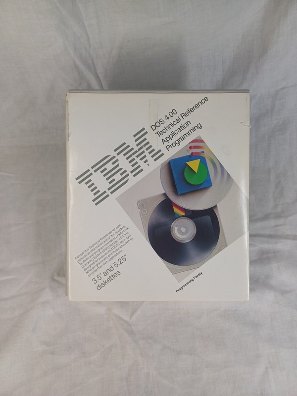IBM DOS 4.00 OS Technical Reference Application Programming Book, Semi Complete?