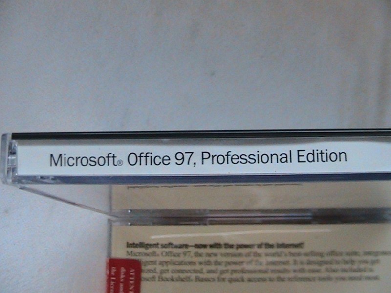 1 USED MICROSOFT OFFICE 97 PRO CD WITH PRODUCT KEY gallery