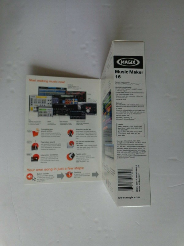 Music Maker 16 (DVD-ROM) For Windows (New! Factory sealed retail box) gallery