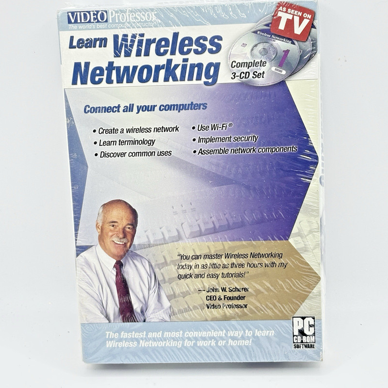 Video Professor Learn Wireless Networking PC Software