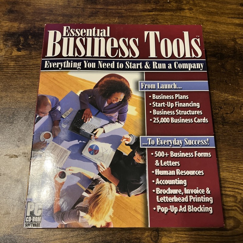 Essential Business Tools PC CD powerful start run professional home company tool
