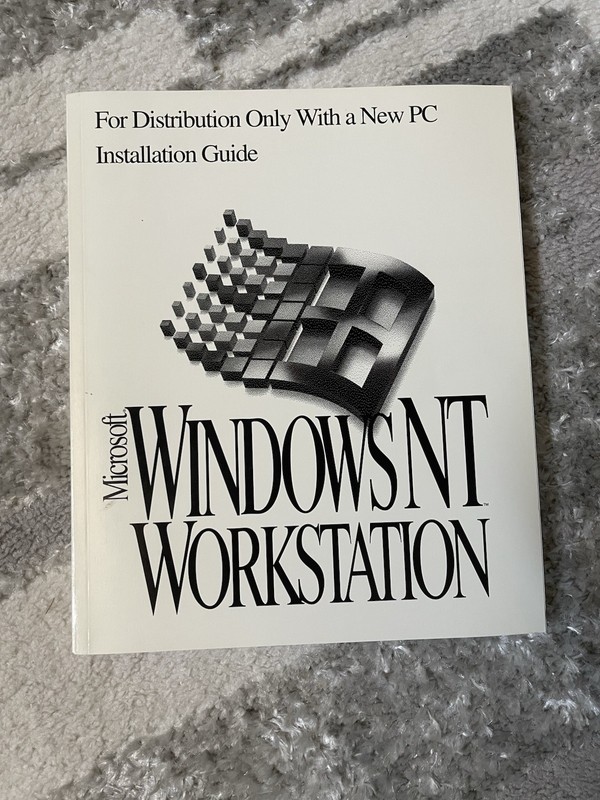 Microsoft Windows NT 3.51 Workstation, No Discs
