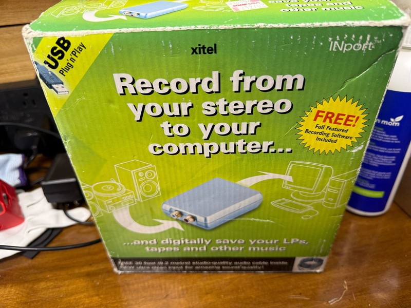 XITEL INport Analog to PC Audio Recording Kit Adapter