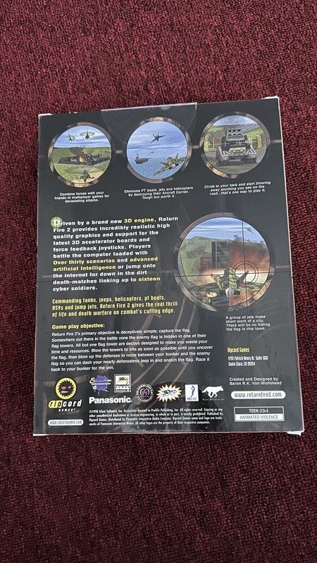 Return Fire 2 (PC Game) 1998 Sealed In Box Brand New gallery